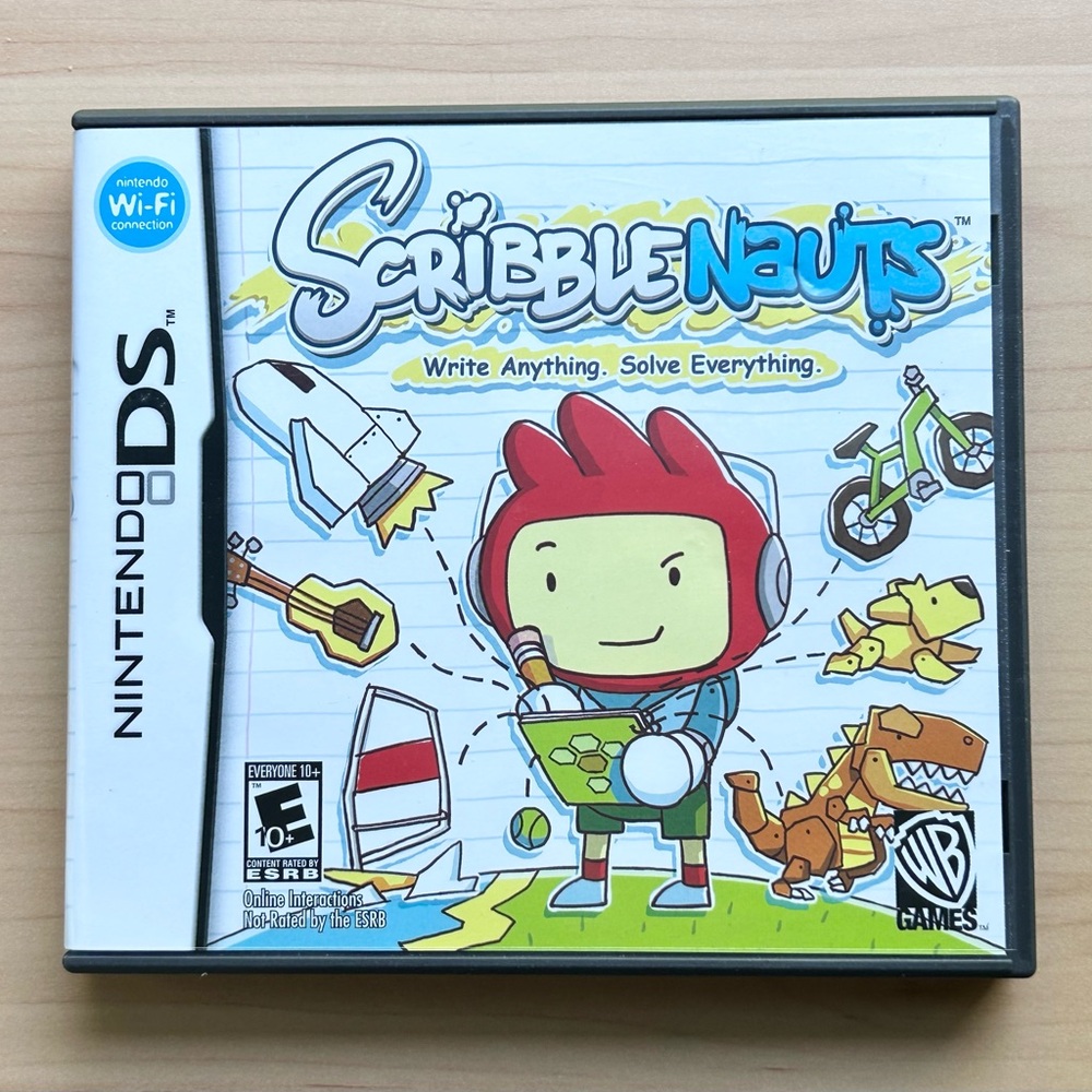 Nintendo DS ScribbleNauts Game “Write Anything. Solve Everything.” 2009